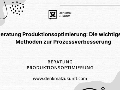 Beratung Produktionsoptimierung