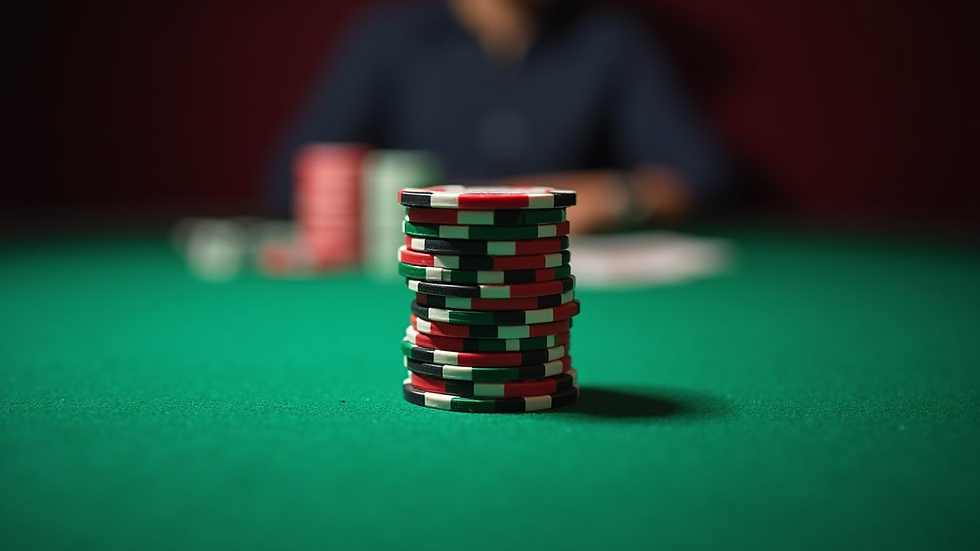 Jogador de poker analisando como encontrar o melhor rakeback poker online.