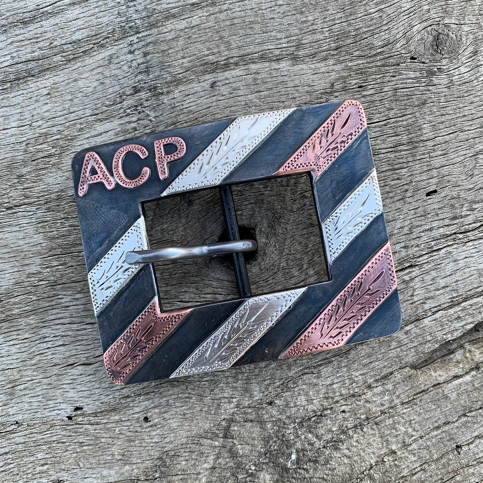Thumbnail: 1" Custom Cart Style Belt Buckle