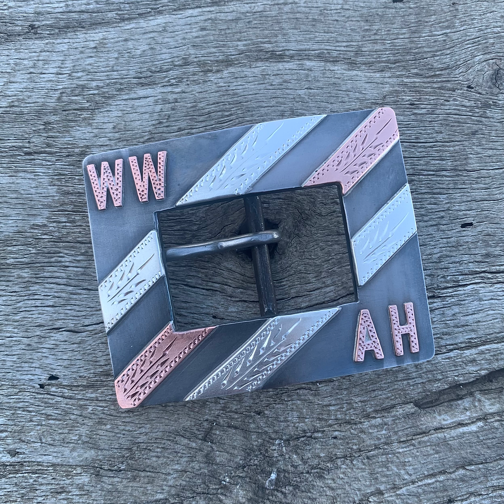 Thumbnail: 1" Custom Cart Style Belt Buckle