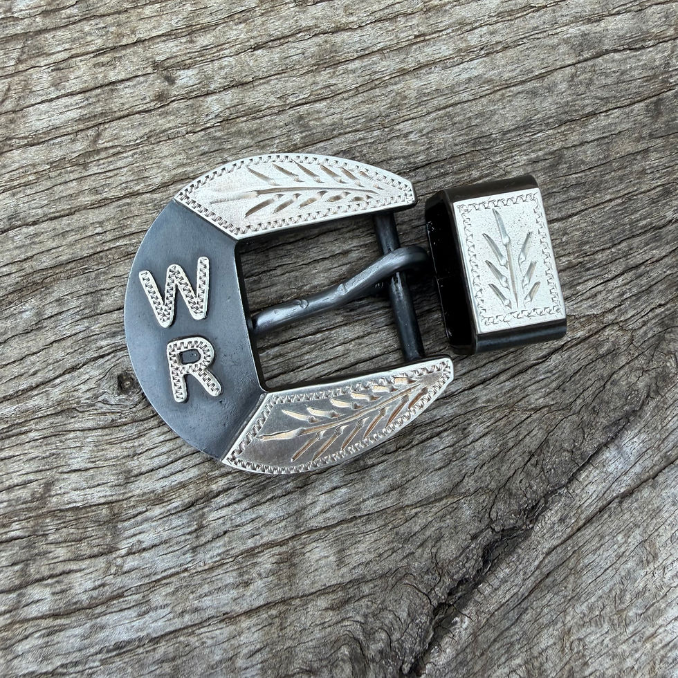 Thumbnail: Custom 3/4” Brand Buckle and Keeper (Baby/Toddler)