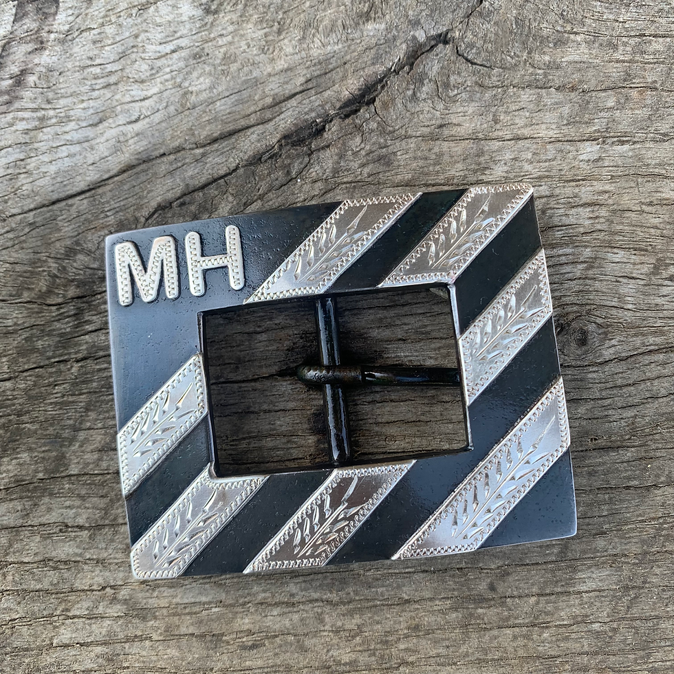 Thumbnail: 1" Custom Cart Style Belt Buckle