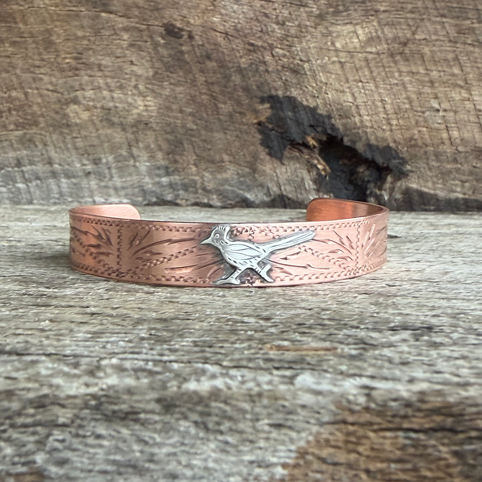 Thumbnail: Engraved Copper Brand Cuffs 