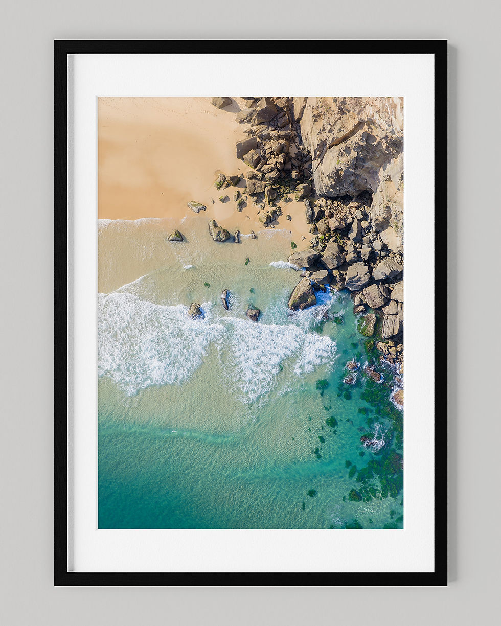 Thumbnail: Redhead Bluff - Redhead Beach Coastal Art Print