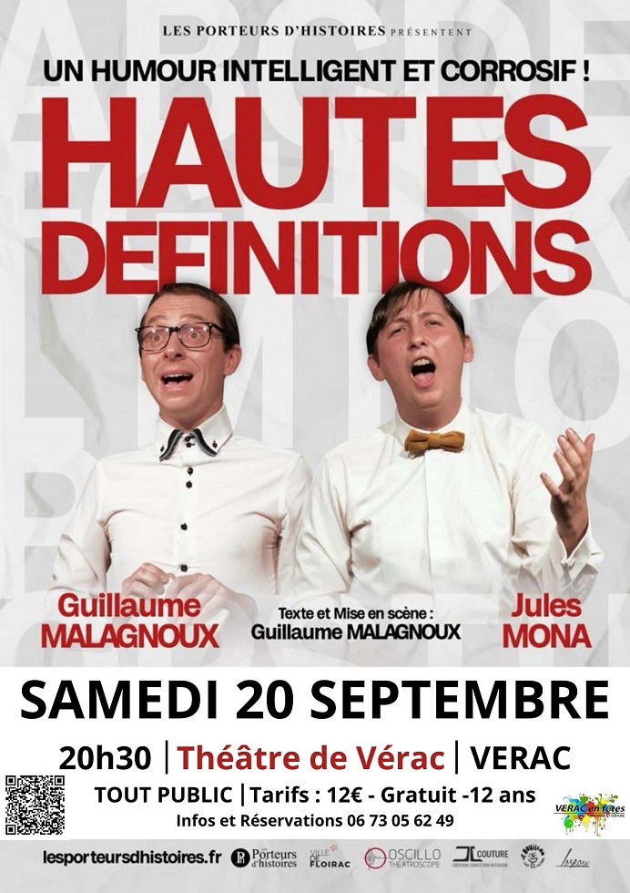 THEATRE - HAUTES DEFINITIONS avec la Compagnie LES PORTEURS D'HISTOIRES