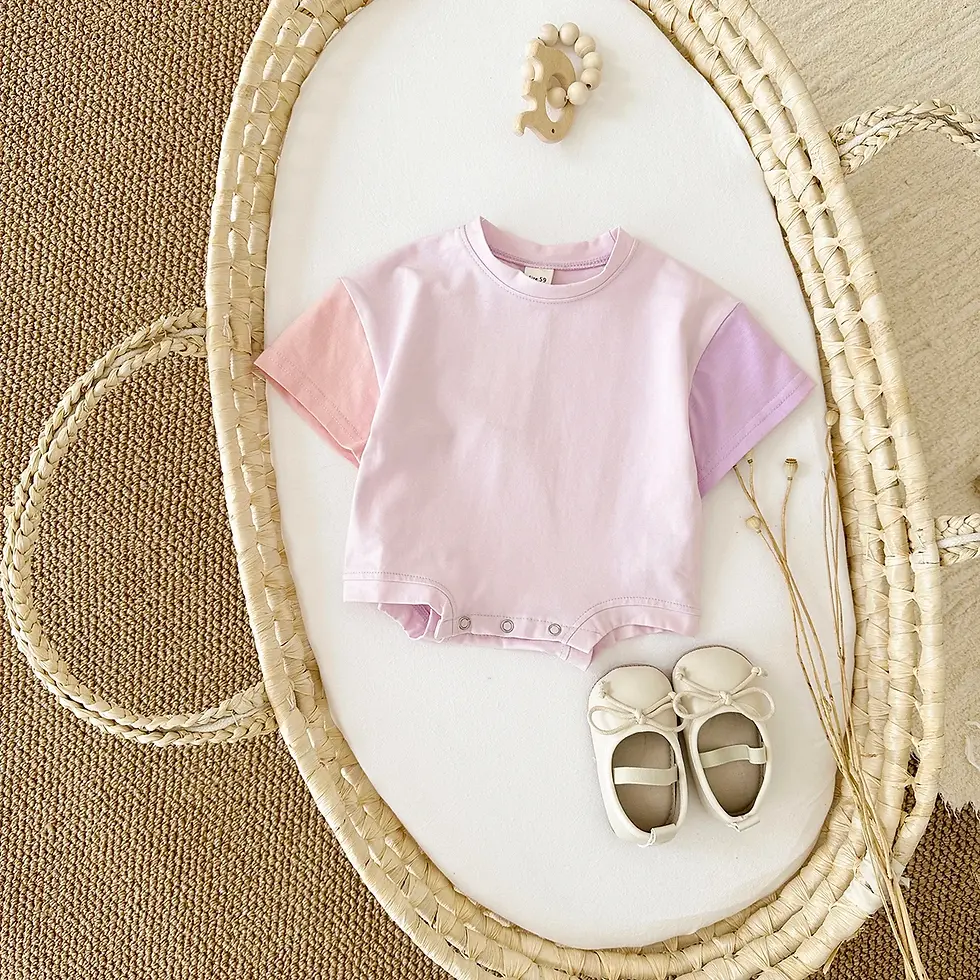 Miniatura: Conjunto de verano bebé niños: camiseta y pantalón ,cintura elástica . 1-3años.