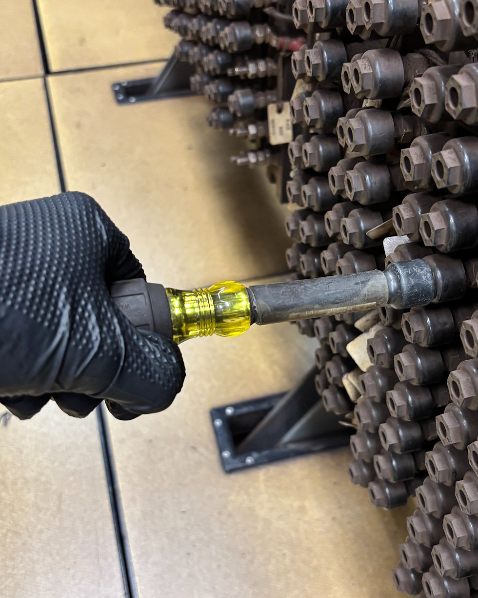Thumbnail: 1/2 inch Insulated Nut Driver used on terminal post insulating nut to remove hex nut