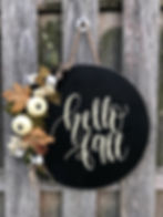Fall Craft - Decorative Door Round