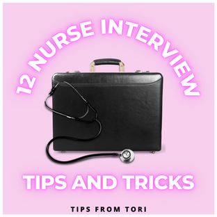12 NURSE INTERVIEW TIPS & TRICKS!
