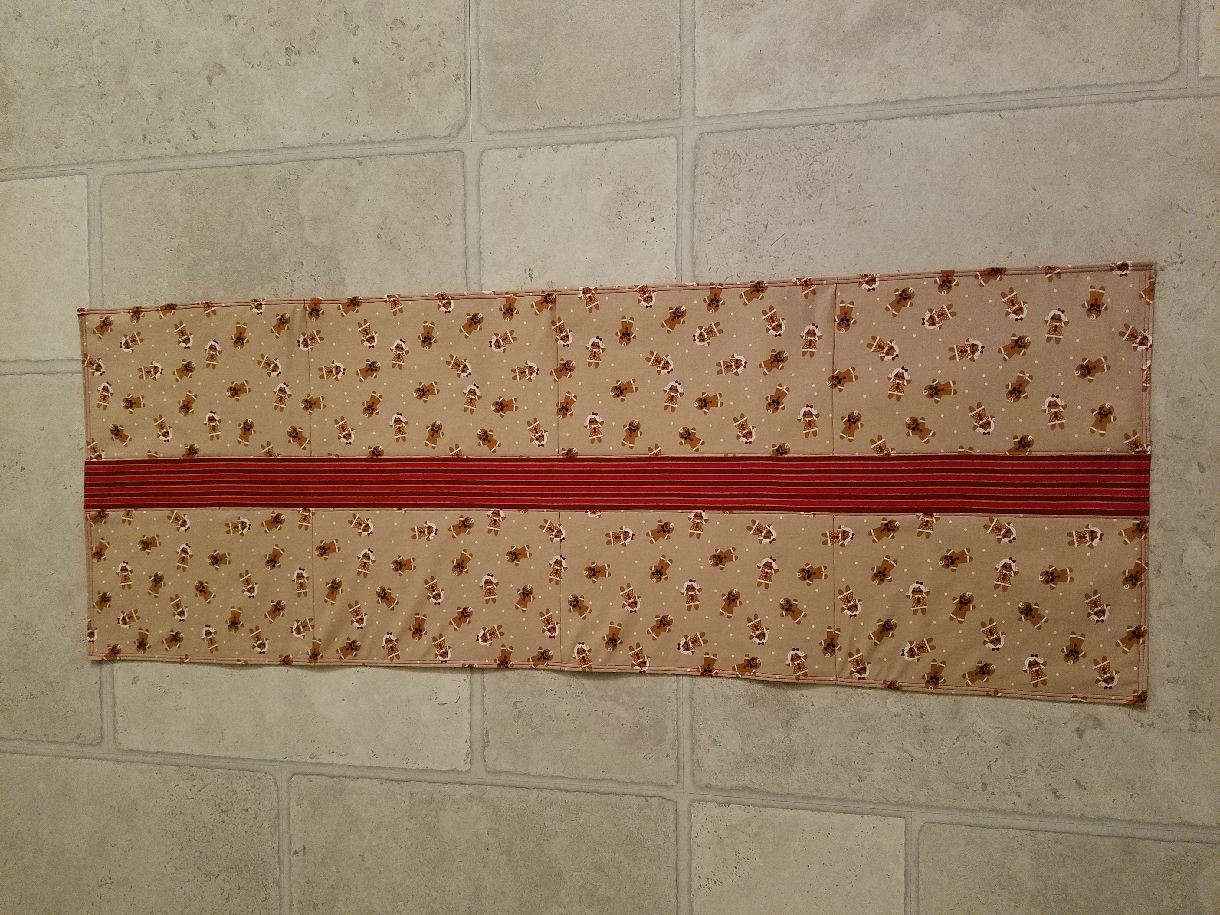 Gingerbread table runner