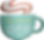 Image is of a green cup with beige and white swirls coming from it - looks like toothpaste tea. Text on image says Take Care of Yourself