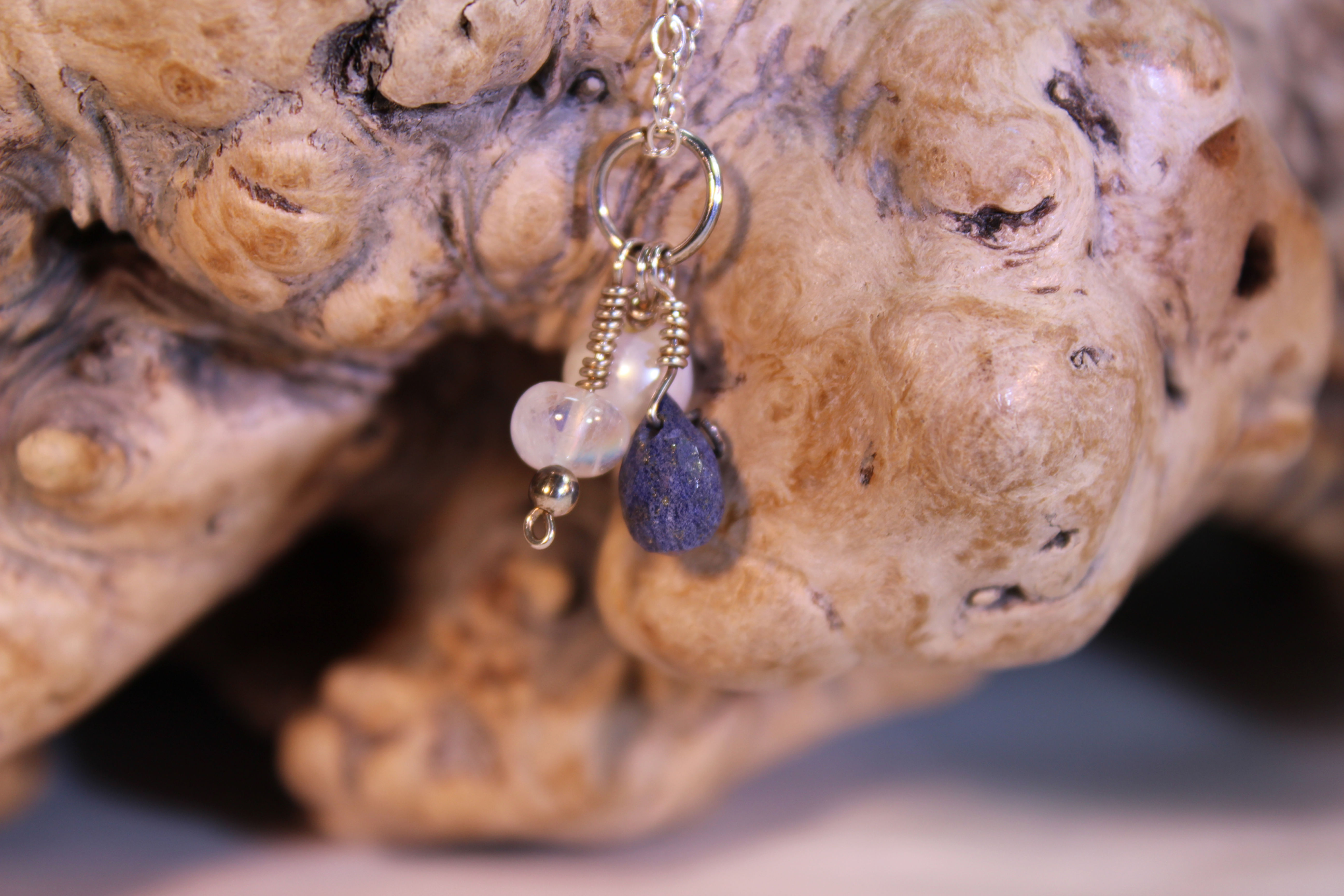 Lapis, Opalite and Pearl