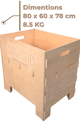 Socksop Wood Display Unit