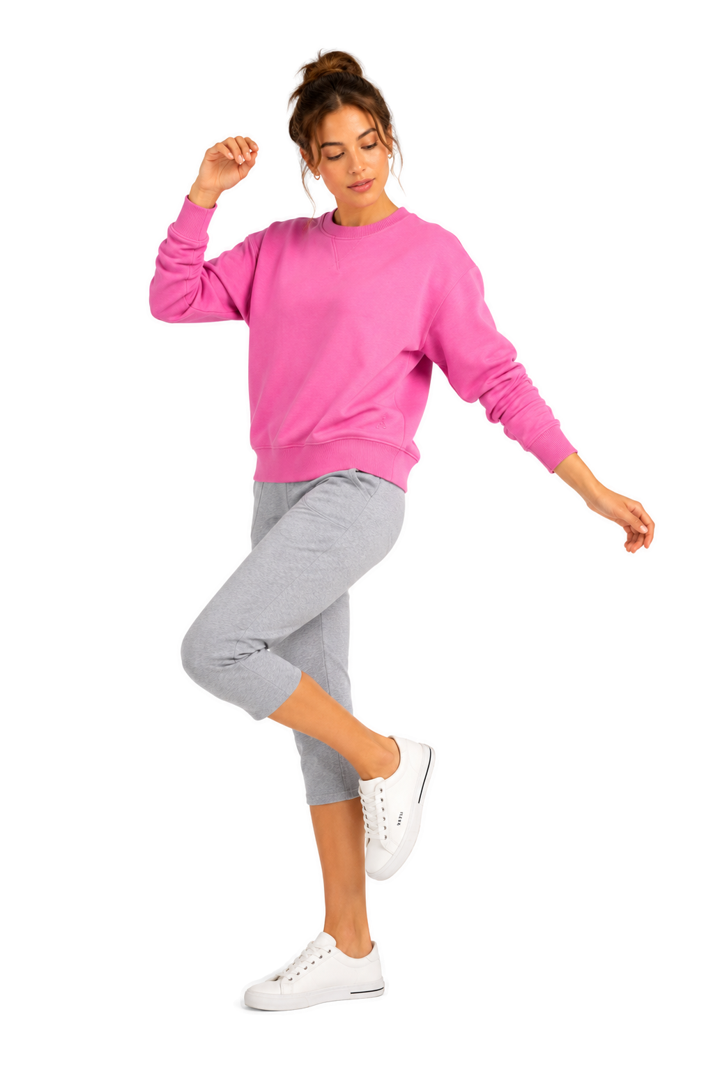 Sudadera deportiva para mujer Milk and Honey® — cuello redondo, manga larga