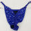 Thumbnail: back of purple competition bikini with purple and clear crystals