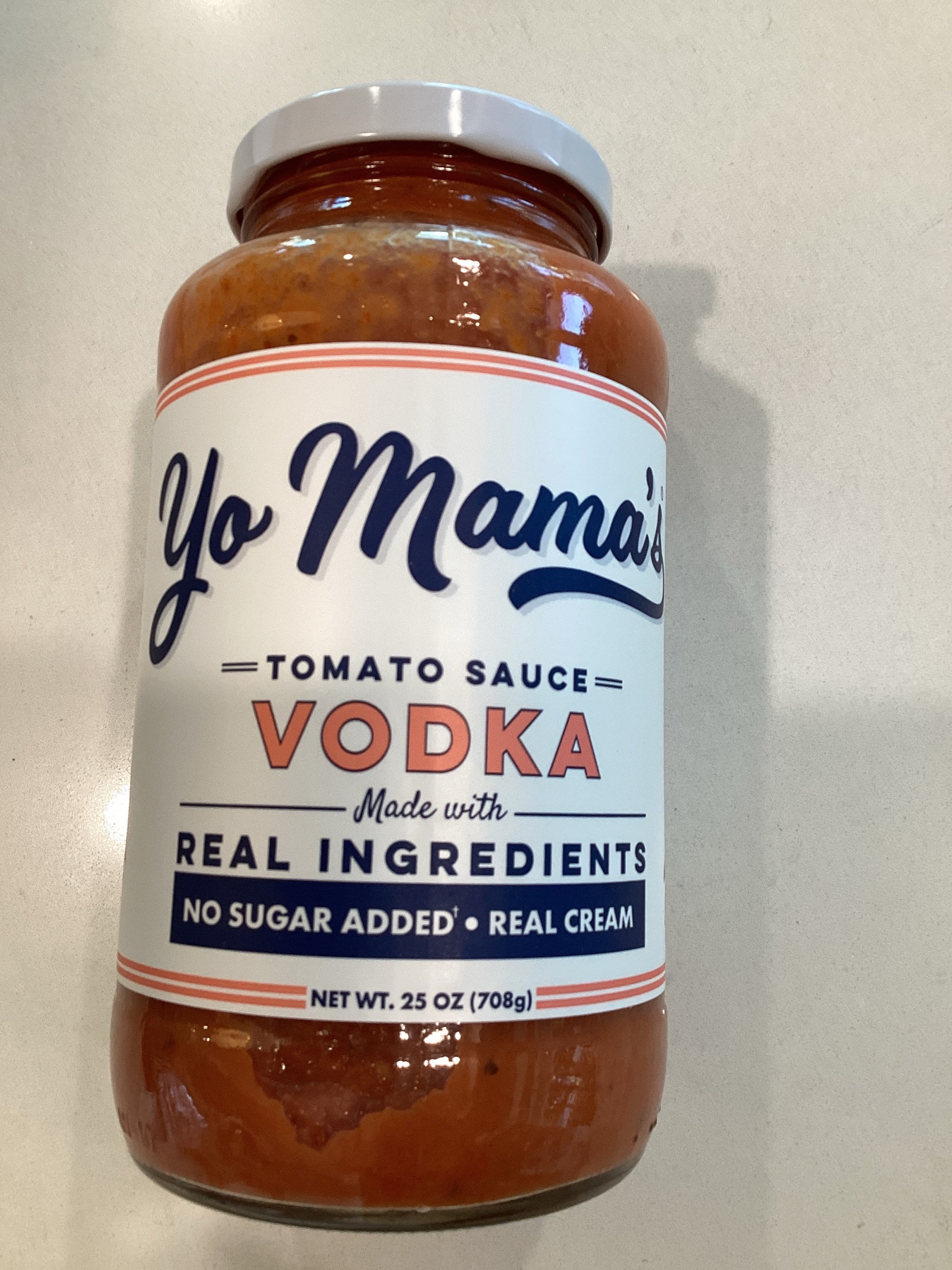 Yo Mama's Vodka Tomato Sauce