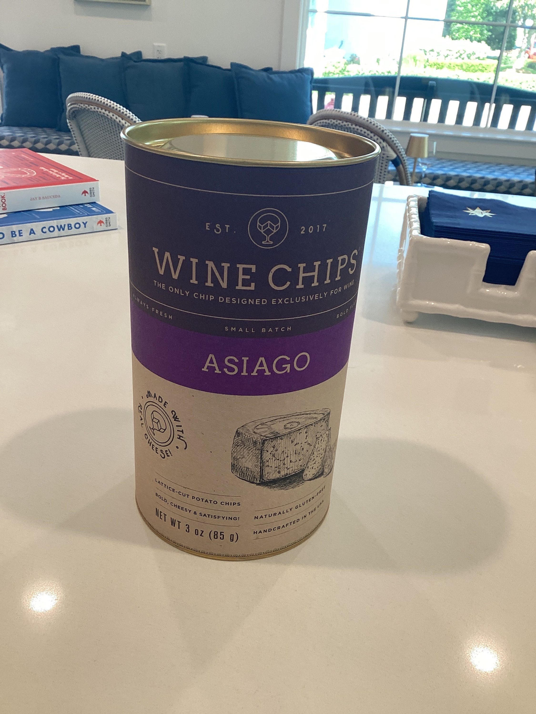 Wine Chips 3 oz  Asiago