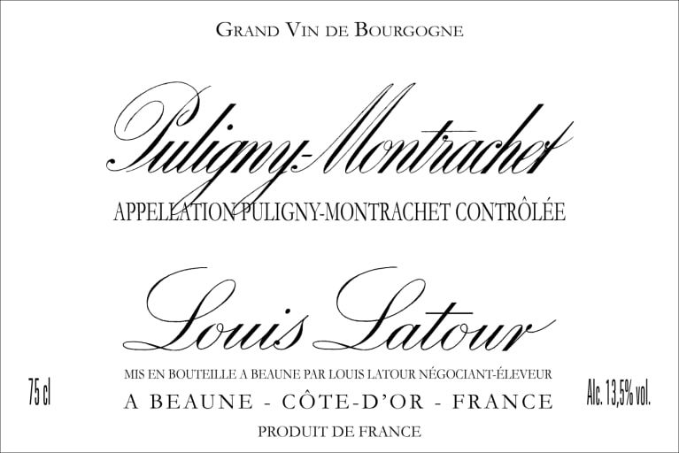 Latour Chardonnay Puligny Montrachet