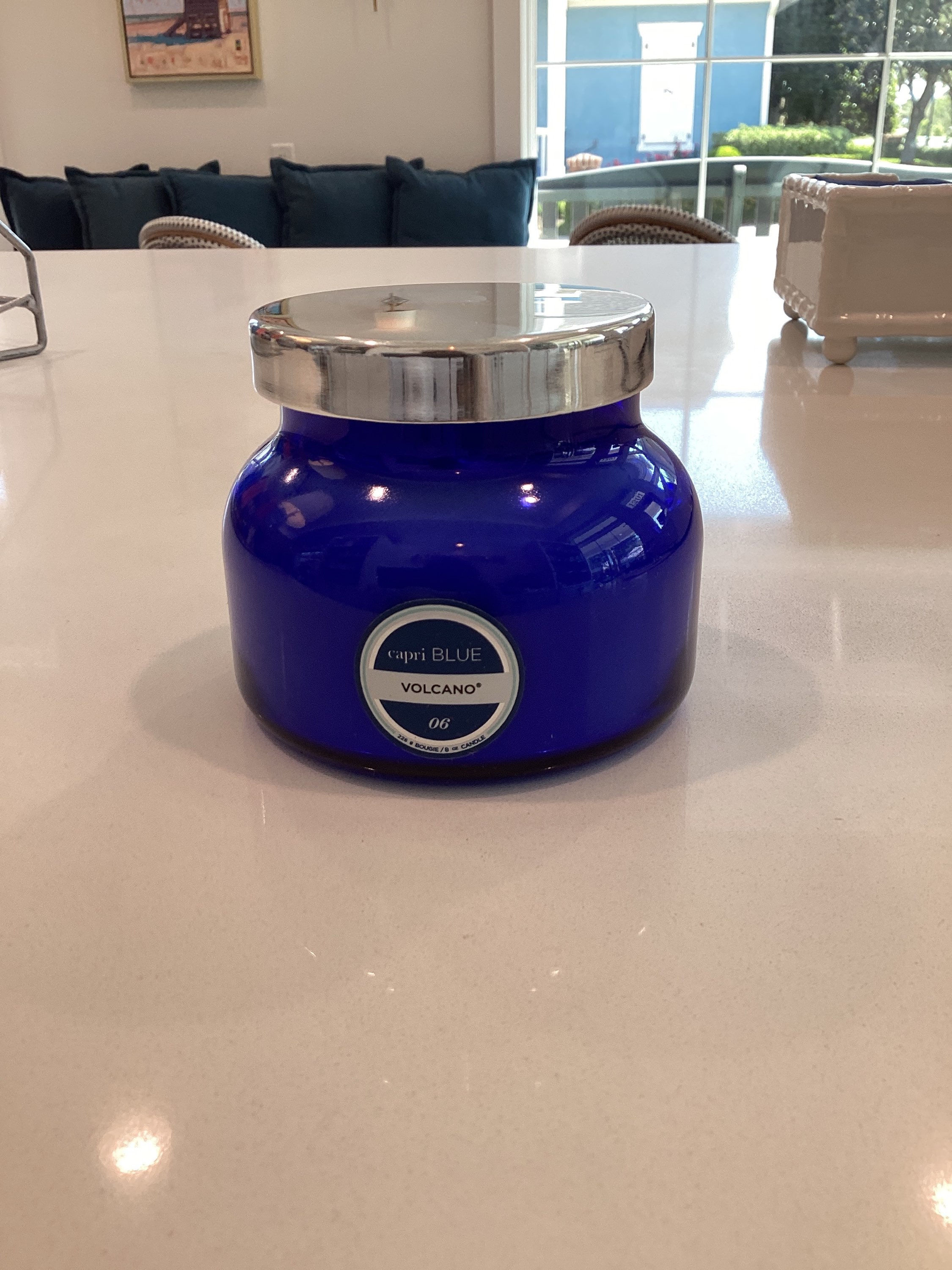 Volcano Candle - Blue (8 oz)