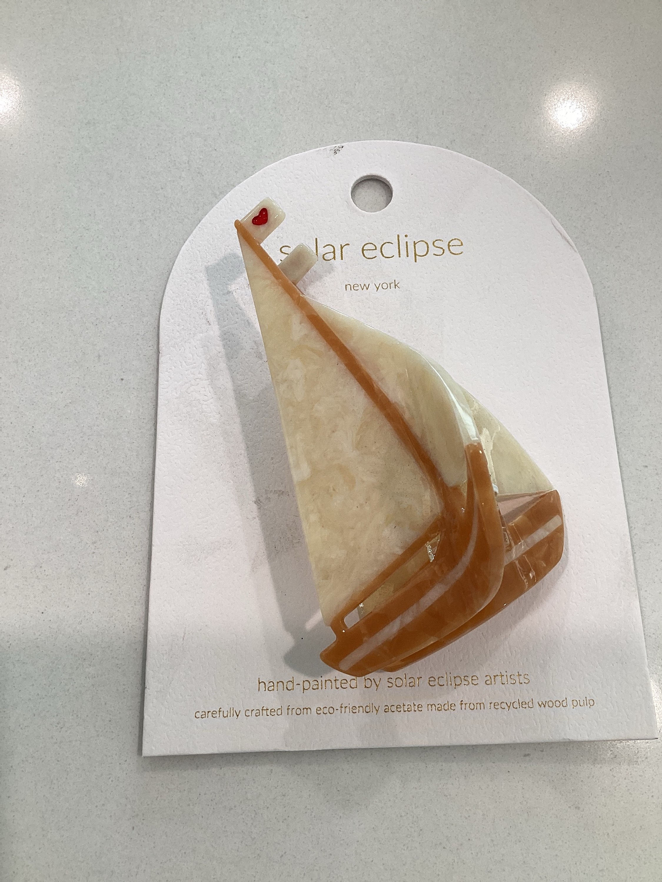 Solar Eclipse Sailboat