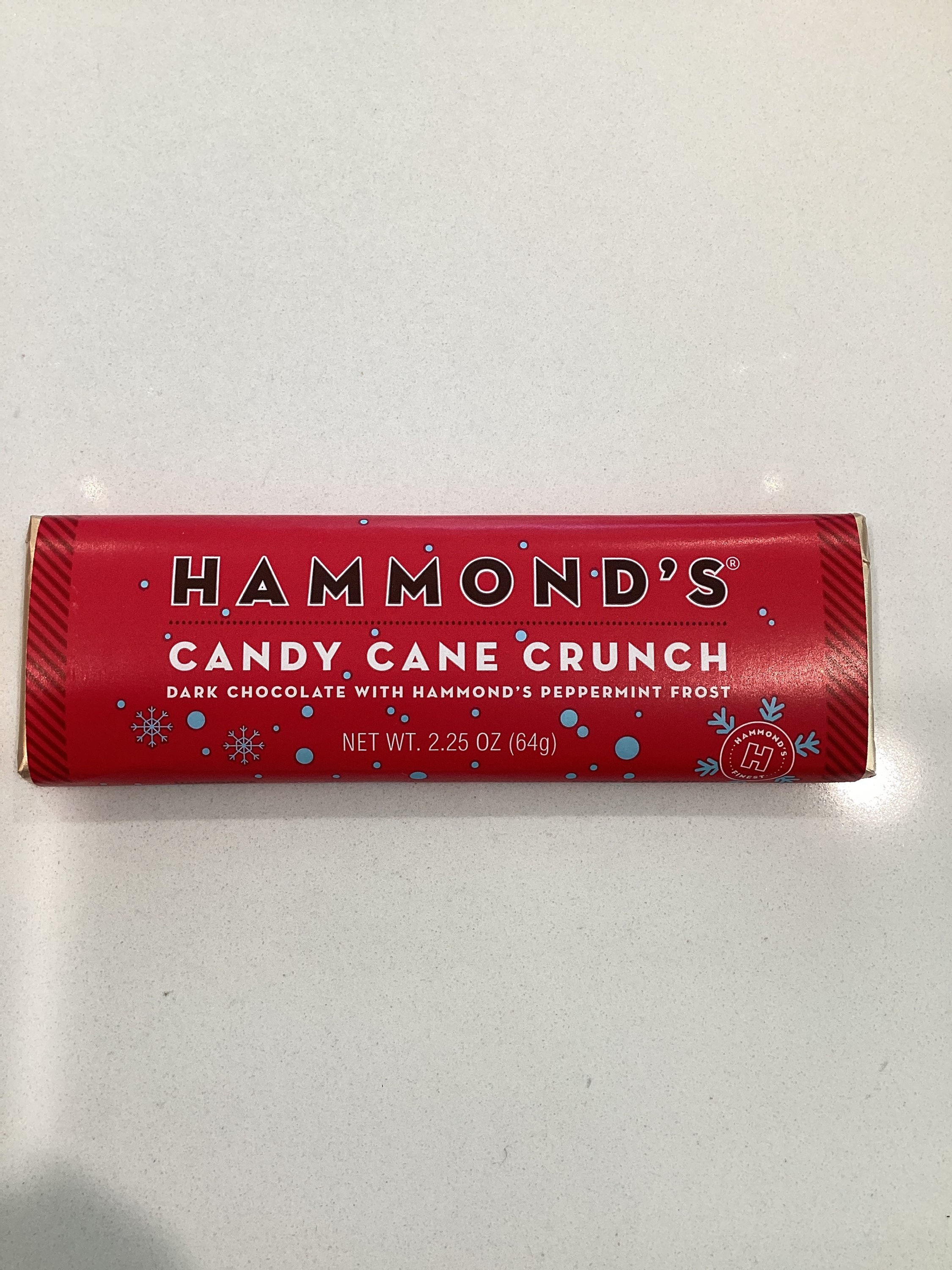 Hammond's Dark Chocolate - Candy Cane Crunch