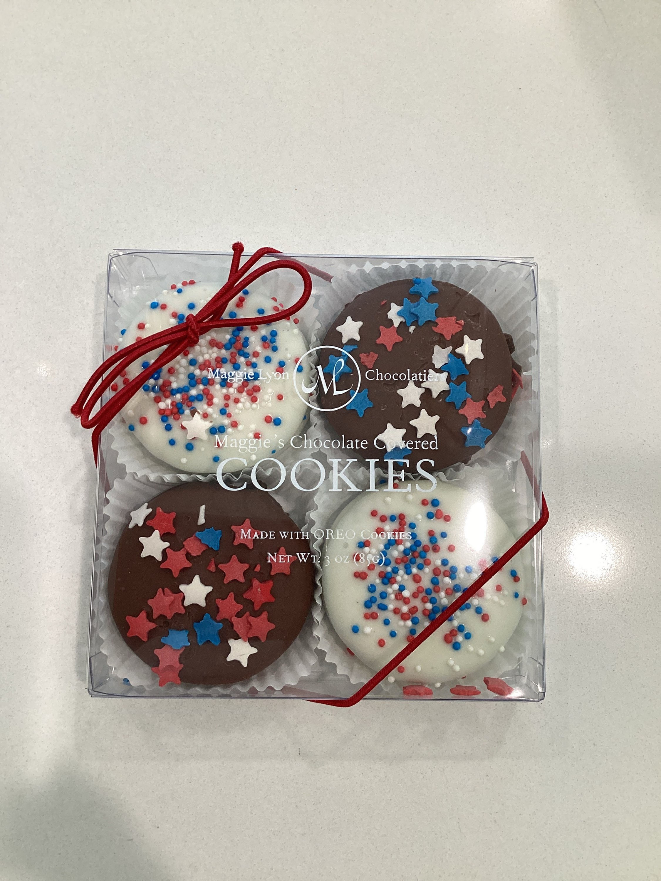 Chocolate Covered Cookies - Americana Decorated