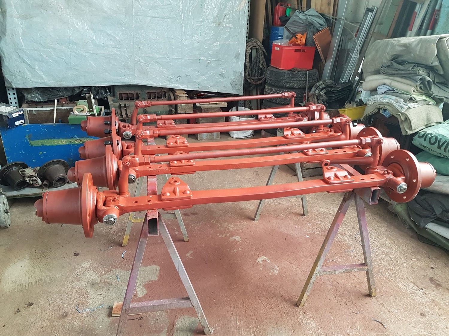 Vorderachsen komplett überholt R40 R45 R455 R460 Robust 800