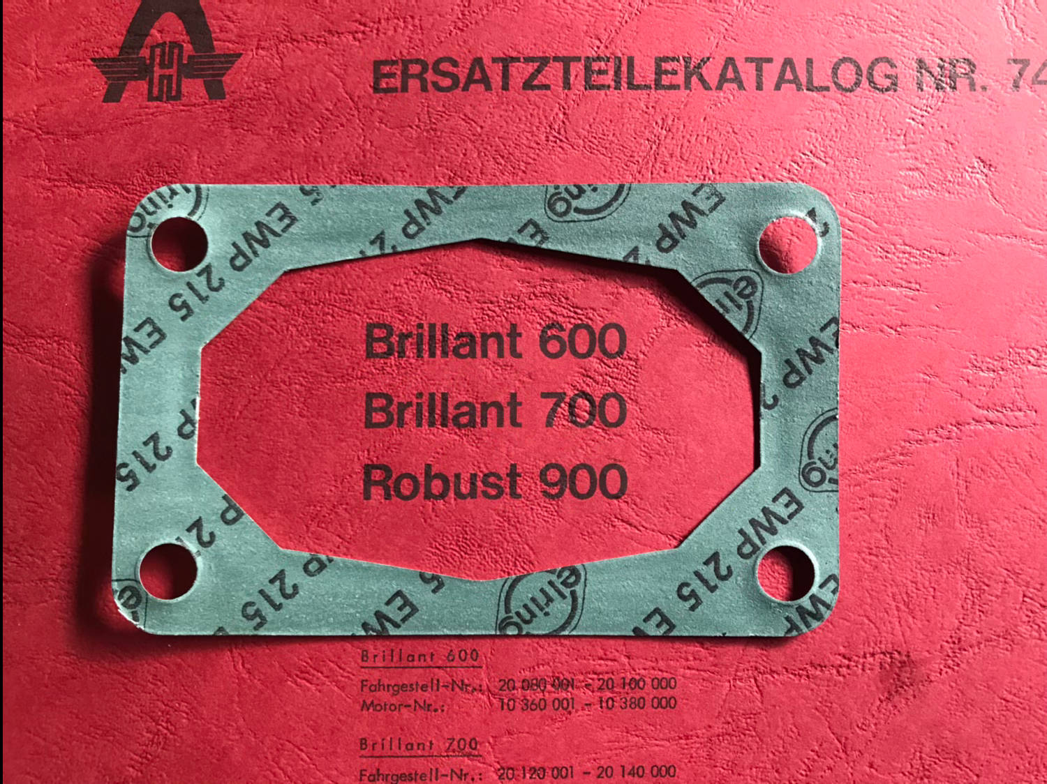 Thermostat Dichtung D132 D142 D162