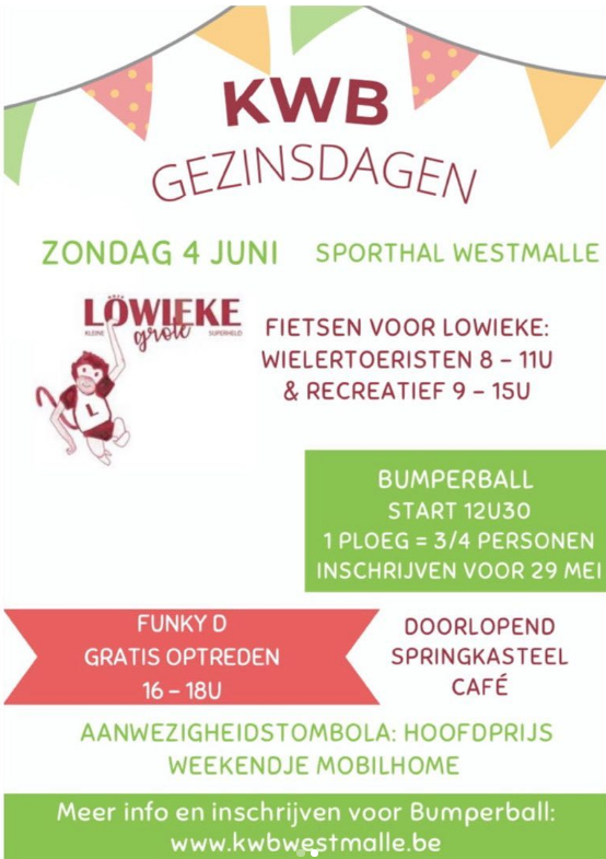 Affiche KWB Gezinsdagen