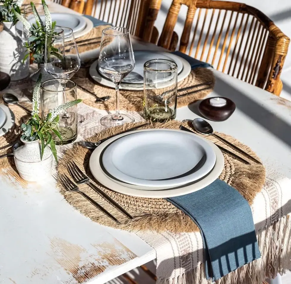 Miniature : Set de table - Raphia Balinais