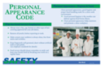 Restaurant Personal Appearance Poster
