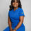 Thumbnail: sophia 6 pocket pant with straps with V neck top and two side pockets set