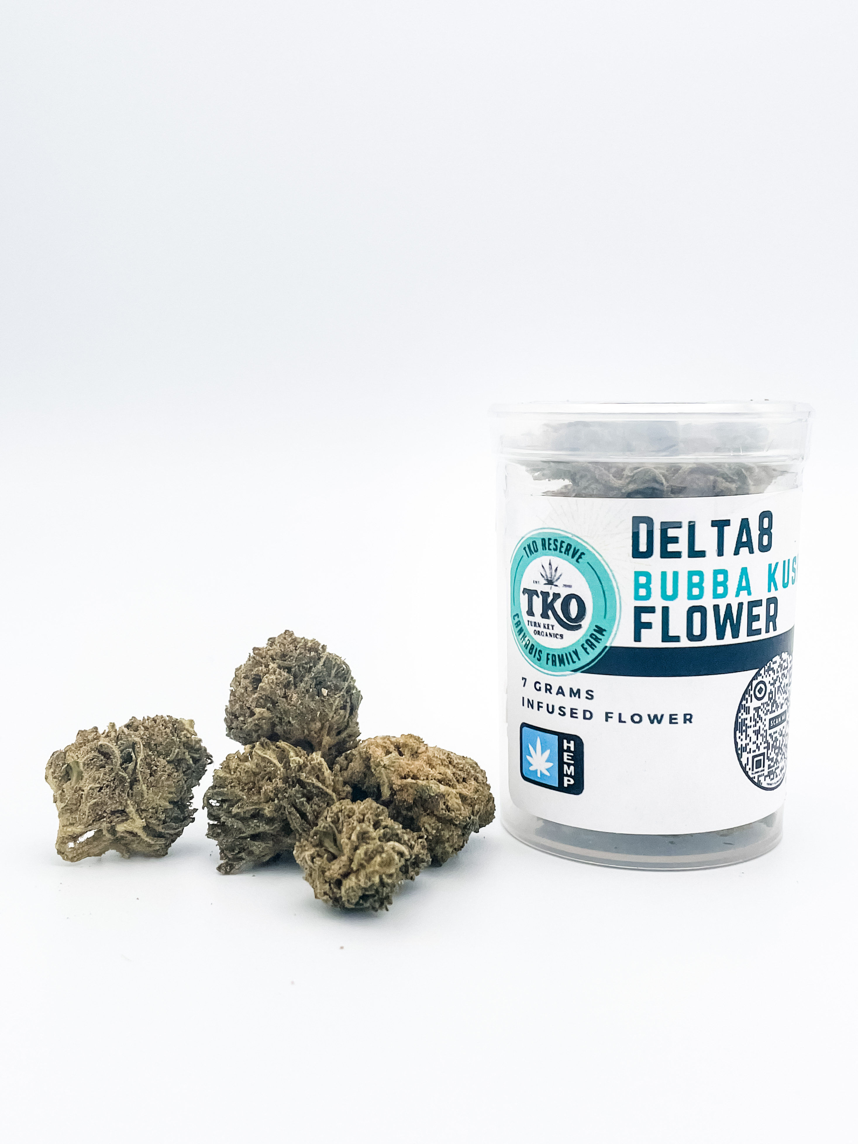 TKO Reserve Bubba Kush Infused Delta 8 Flower