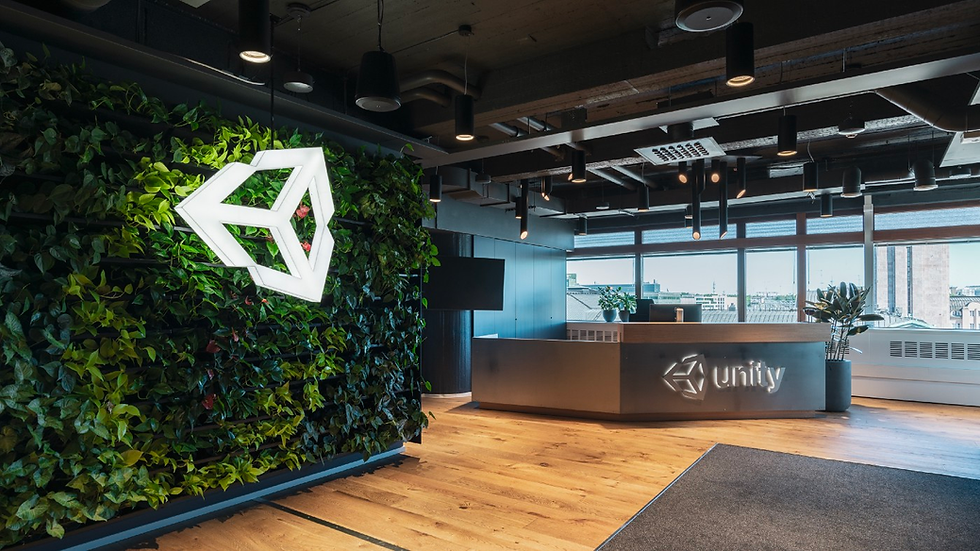 Unity Software's headquarters lobby