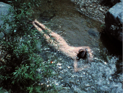 Ana Mendieta, Creek, 1974