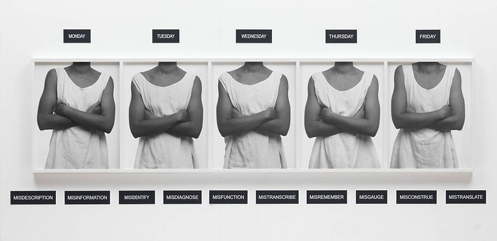 Lorna Simpson, Five Day Forecast, 1991