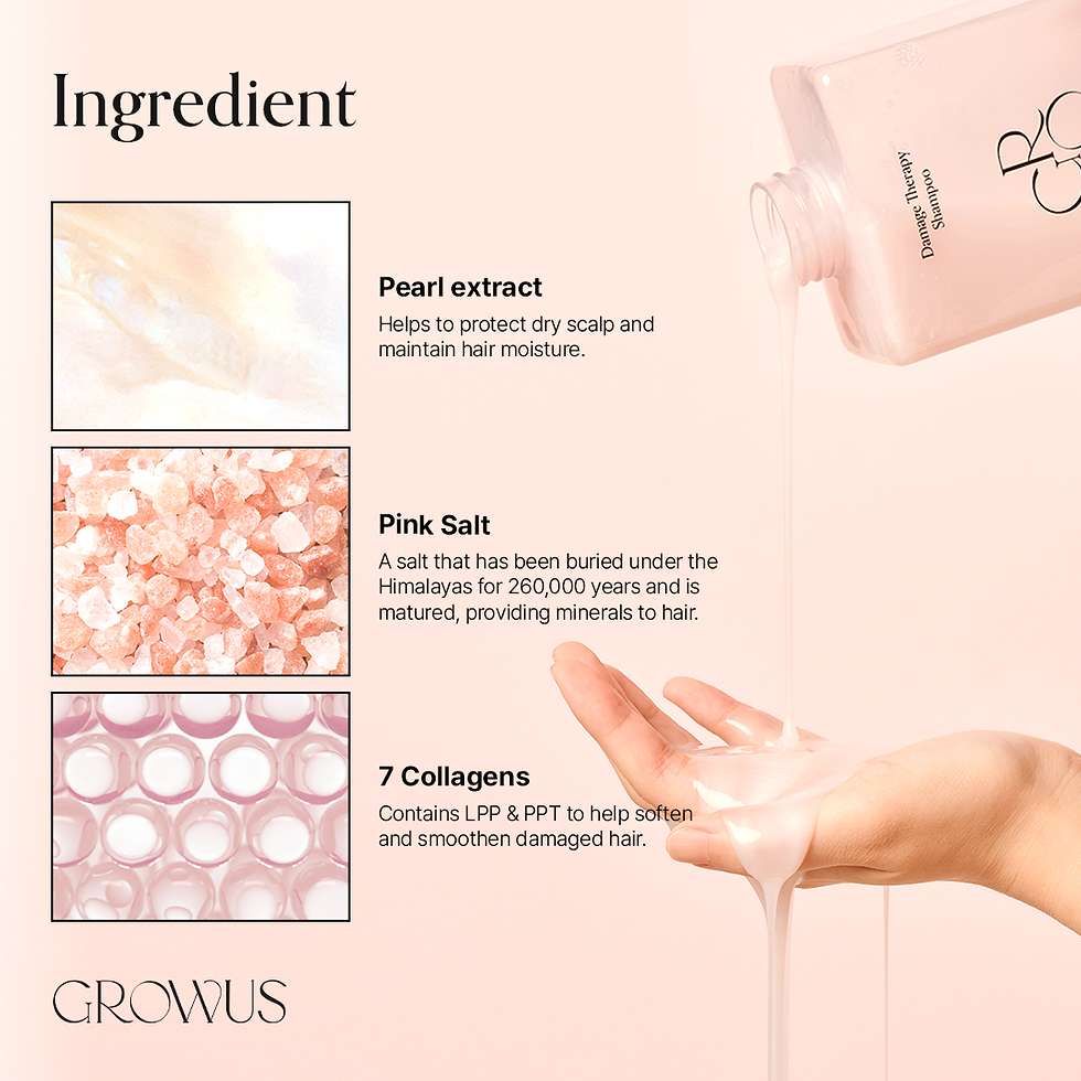 الصورة المصغرة: شامبو علاج تلف الشعر GROWUS