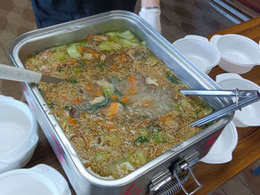 【野々市】アツアツの中華風春雨スープ