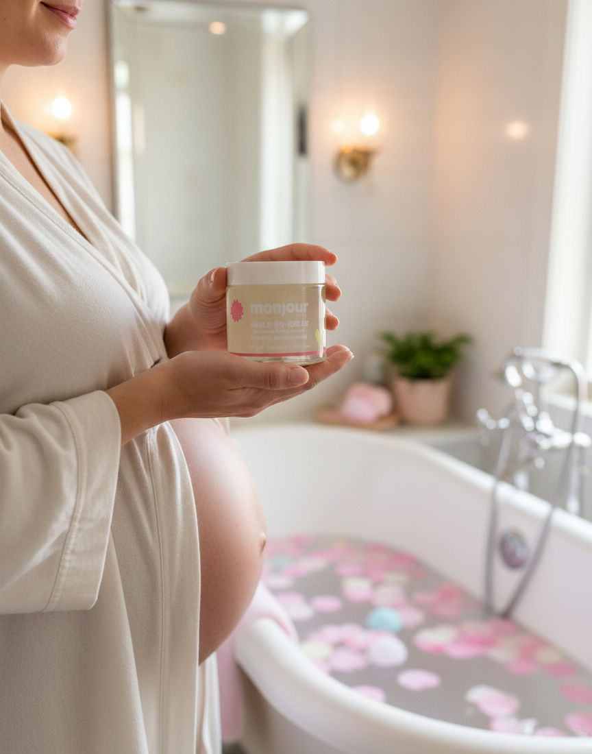 Thumbnail: Huile-en-gelée grossesse & post-partum – Monjour