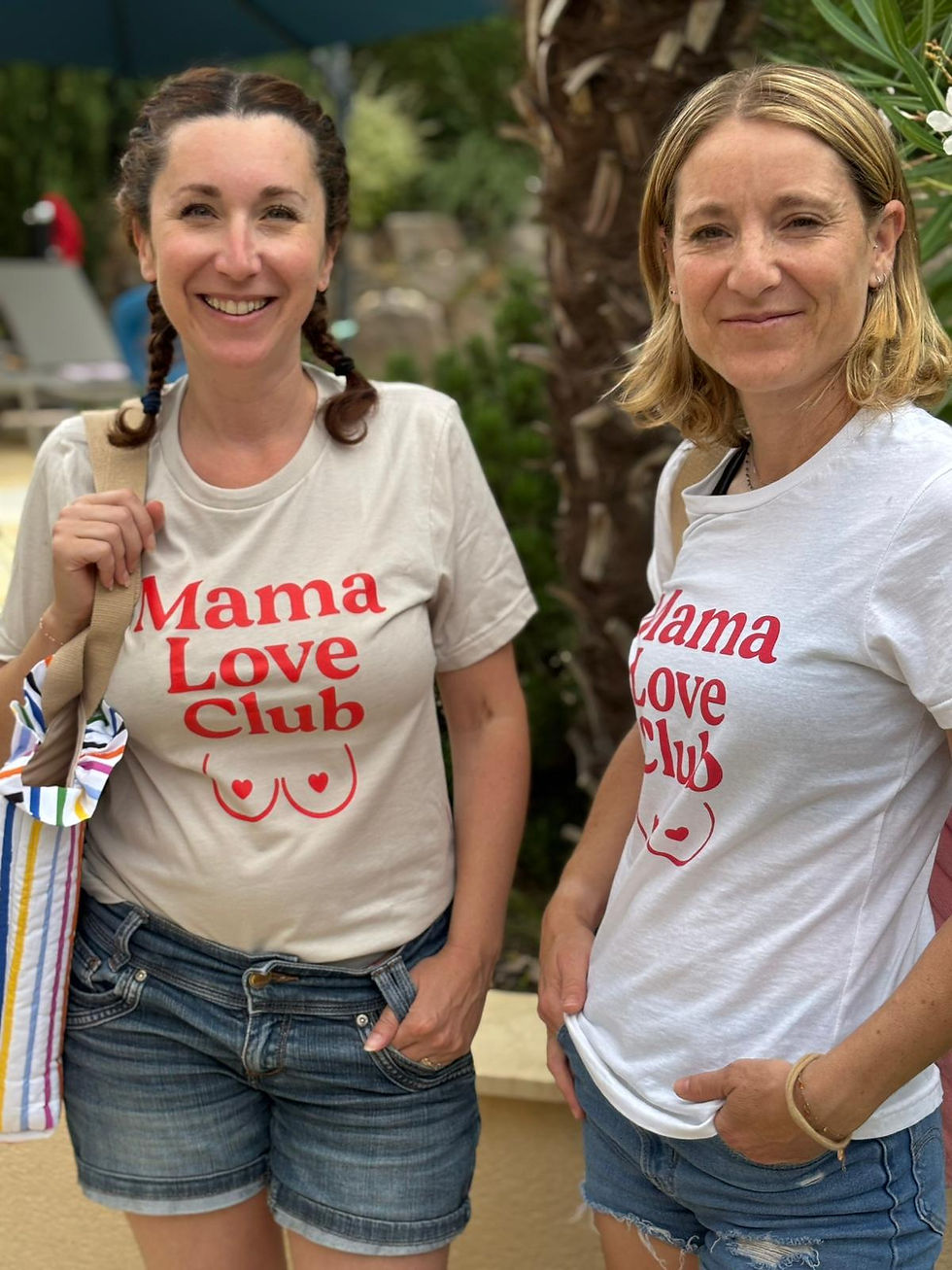 Thumbnail: 🧡 T-shirt maman personnalisé – “Mama Love Club” – édition limitée