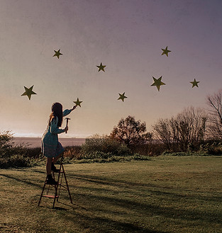 surrealismo, fotografia surreal, marcela falcone, arte visual, tarot, estrella, sueños, dreamer, photo surreal