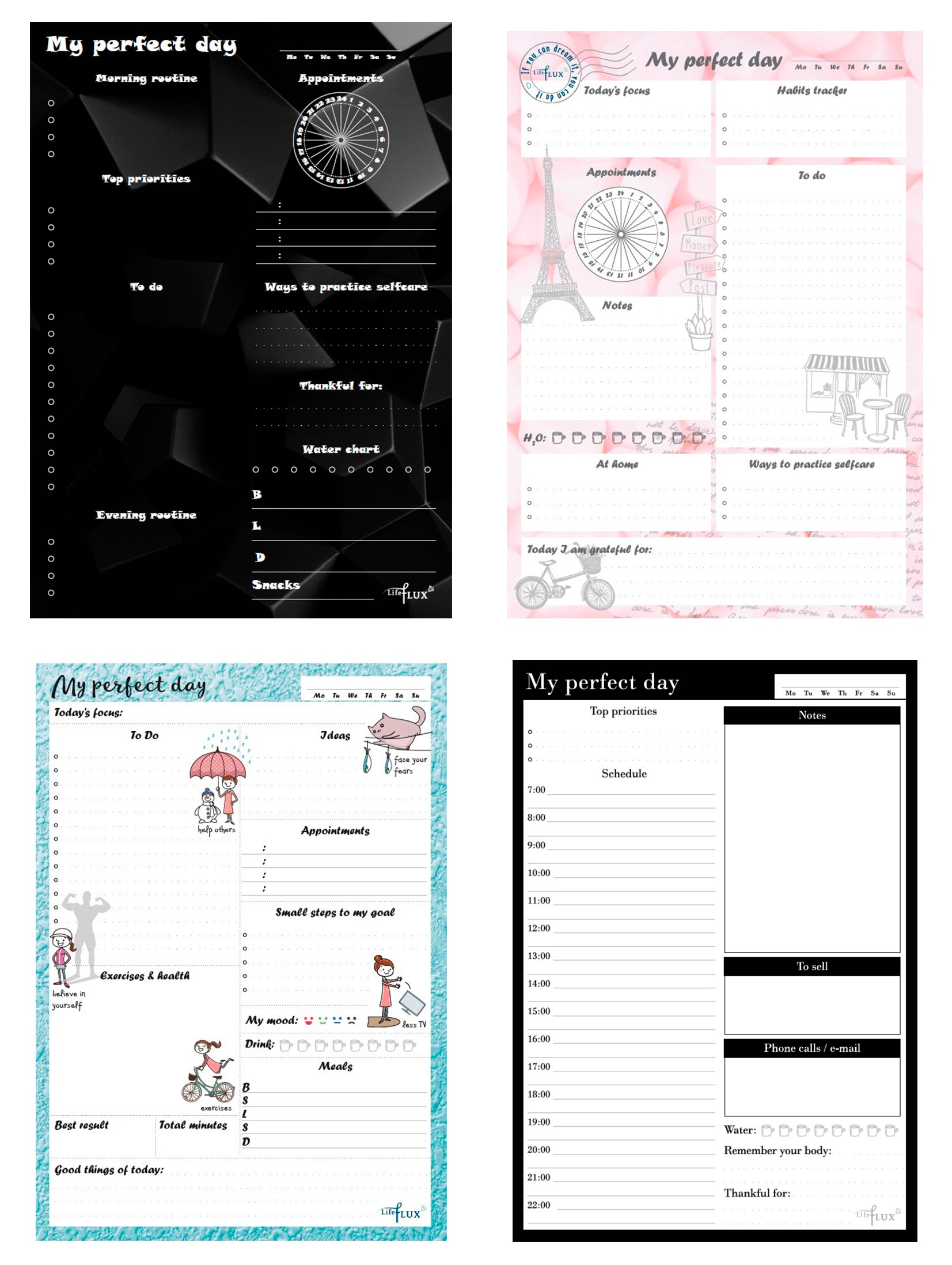 Ежедневник daily planner My perfect day