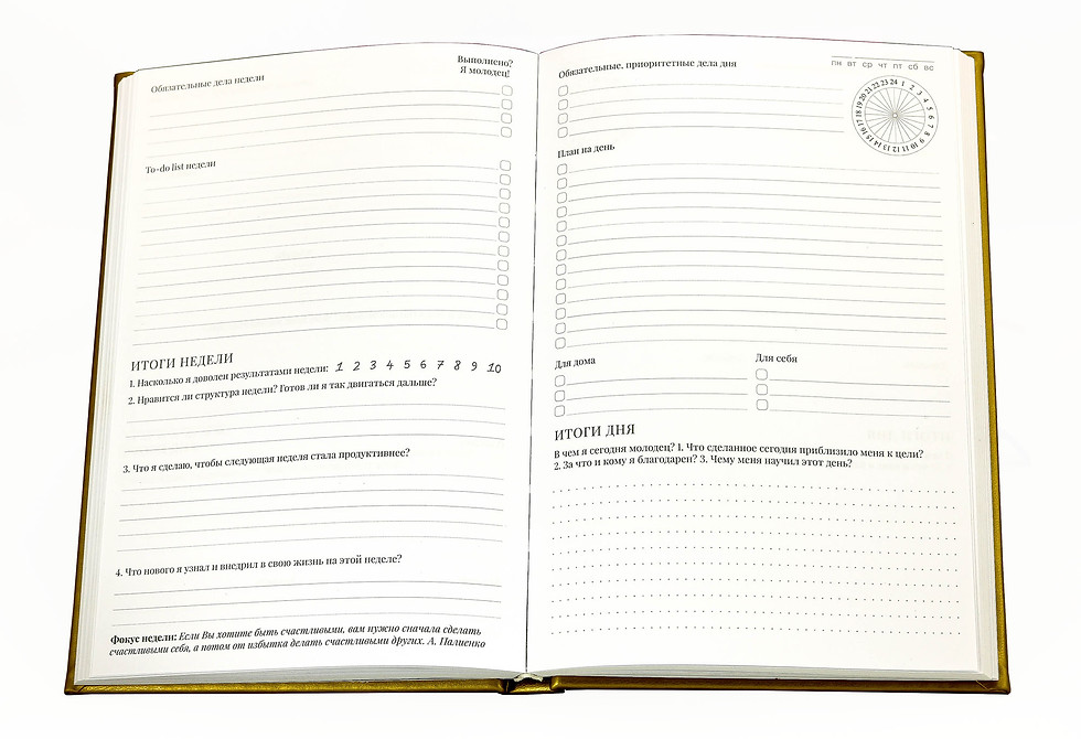 Миниатюра: Планер Planner “My perfect day” русский [professional] — шоколад и пастель