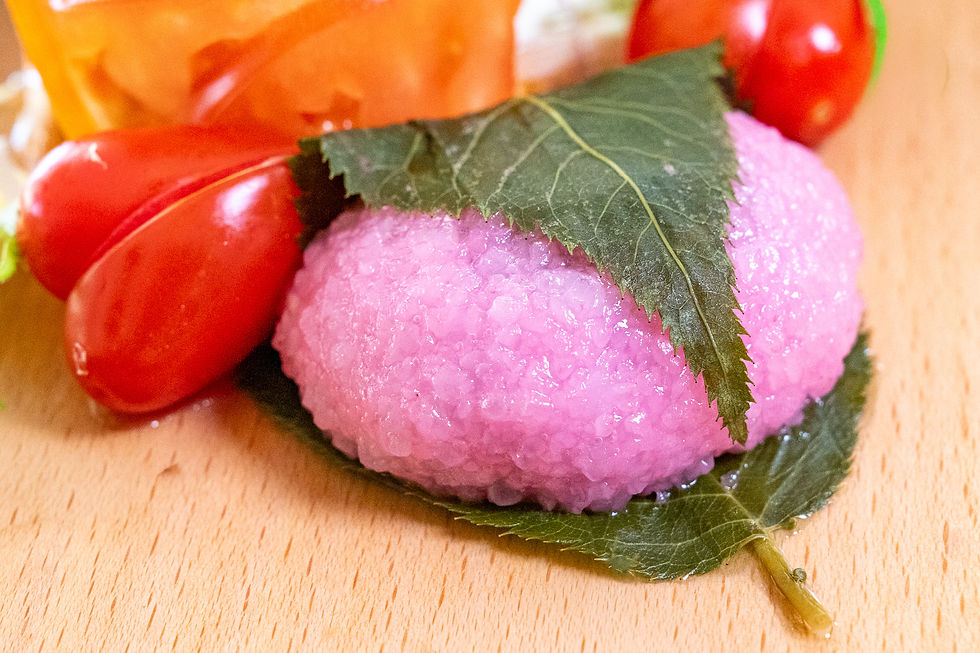 日本美食-道明寺櫻餅