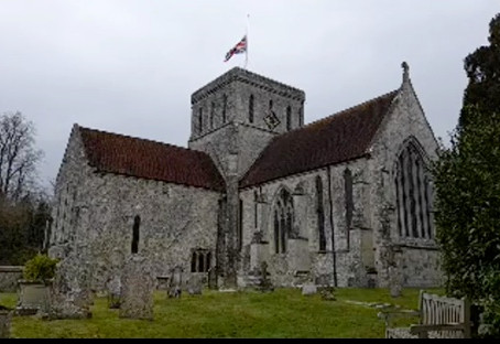 Church pays its respect for HRH Prince Philip, Duke of Edinburgh
