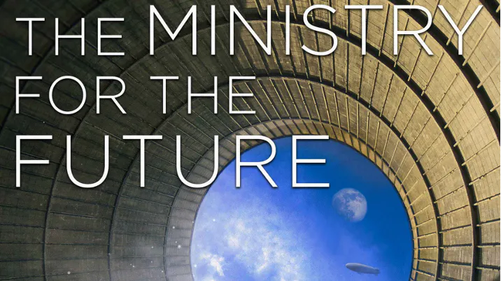 Cover of the novel "The Ministry for the Future"