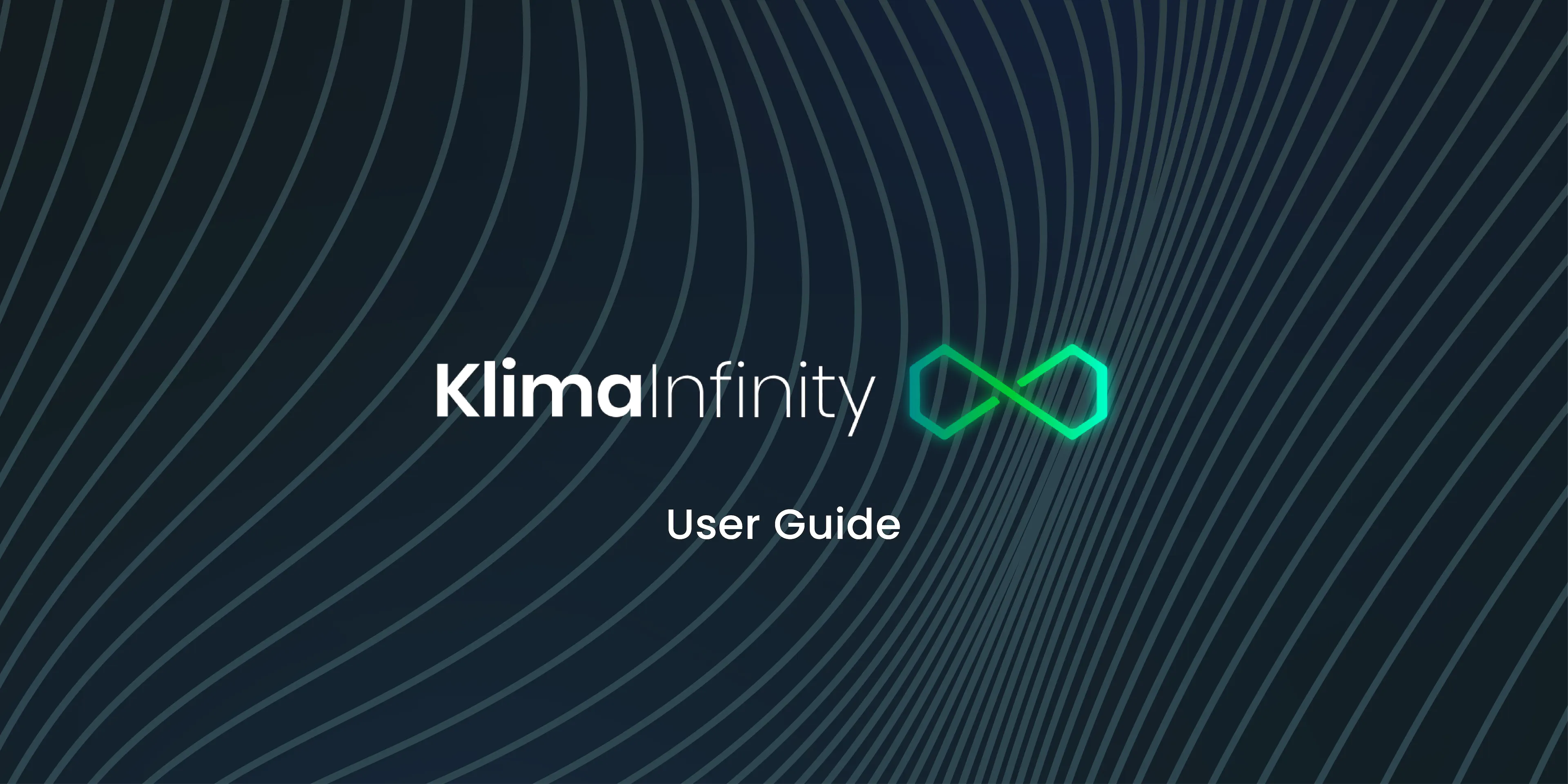 KlimaInfinity User Guide header image