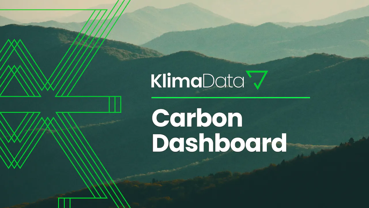 Cover image announcing the Carbon Dashboard