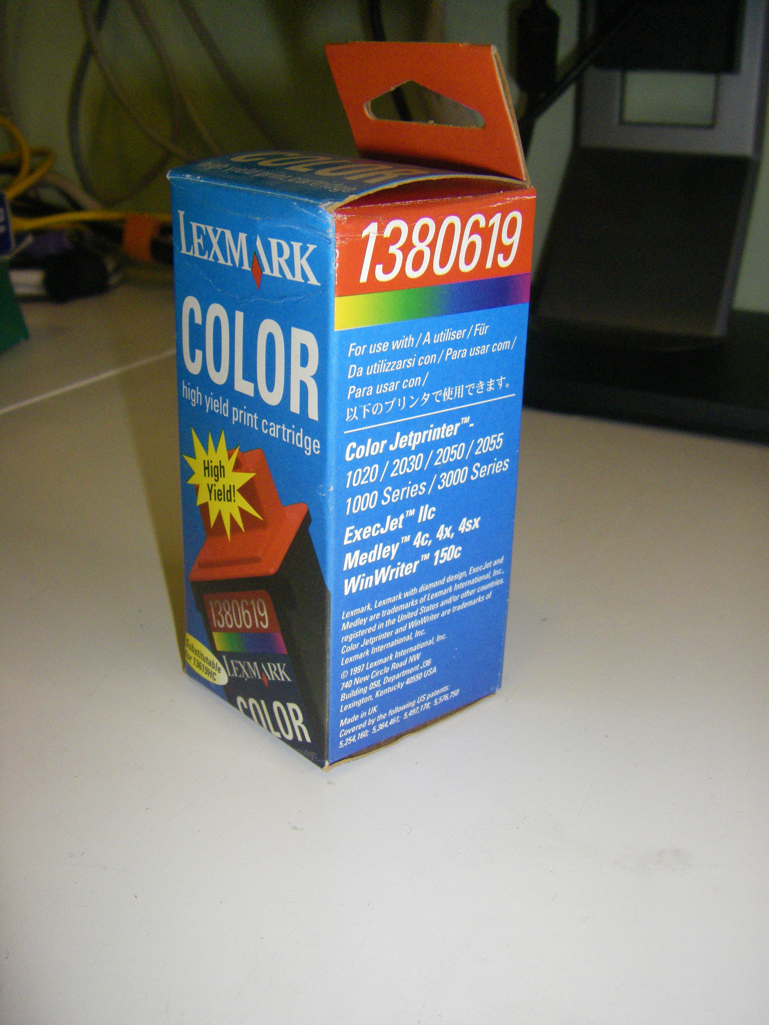 Lexmark 1380619 Tri-Color Ink Cartridge
