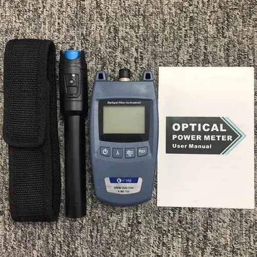Miniature : Appareil de test 2en1 pour fibre optique avec lumière de traçage